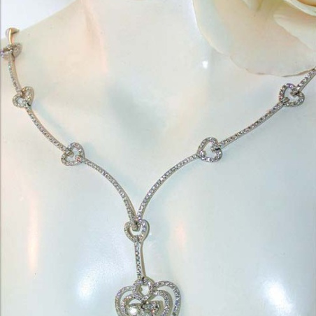 Brillanten Herz Collier