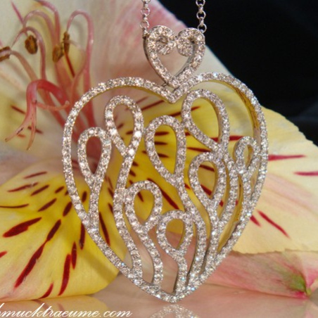Fabulous Diamond Heart Pendant