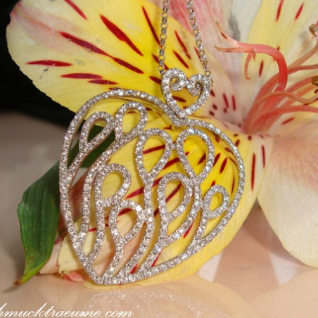 Fabulous Diamond Heart Pendant
