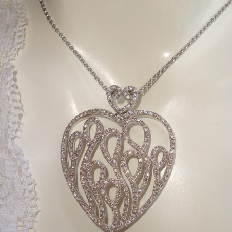 Fabulous Diamond Heart Pendant
