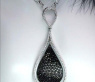 Exquisite Black & White Diamond Necklace