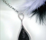 Exquisite Black & White Diamond Necklace