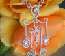 Prestigeous "Illusion Design" Diamond Necklace