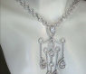 Prestigeous "Illusion Design" Diamond Necklace