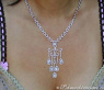 Prestigeous "Illusion Design" Diamond Necklace