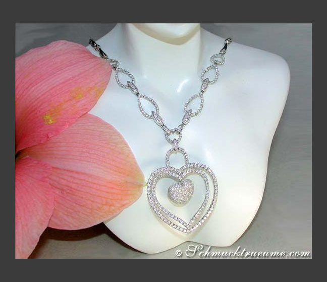 Brillanten Herz Collier Brillanten Herz Collier