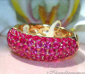 Precious Ruby Pave Ring