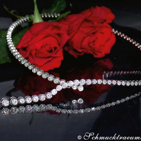 Exquisite Diamond Y-Necklace