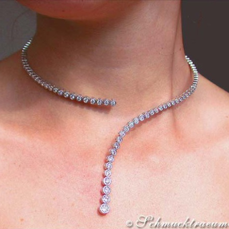 Exquisite Diamond Y-Necklace