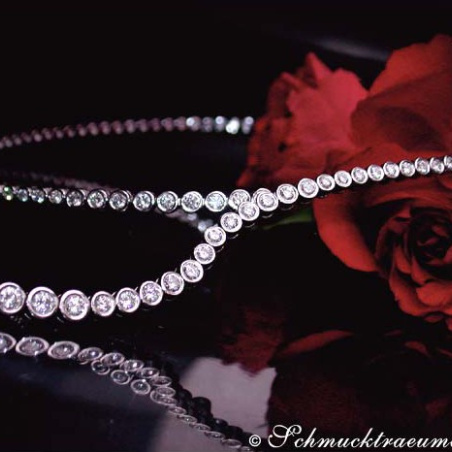 Exquisite Diamond Y-Necklace