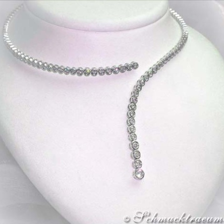 Exquisite Diamond Y-Necklace