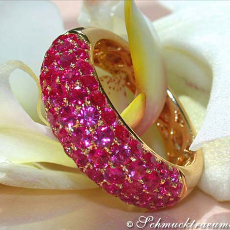 Precious Ruby Pave Ring