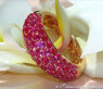 Precious Ruby Pave Ring
