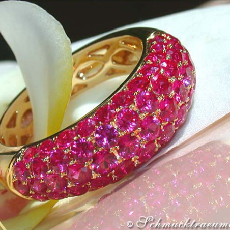 Precious Ruby Pave Ring