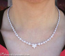 High-end Flower Design Diamond Necklace