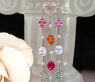 Beautiful Multicolor Gemstone Pendant incl. Chain