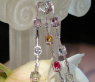 Beautiful Multicolor Gemstone Pendant incl. Chain