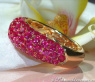 Precious Ruby Pave Ring