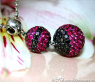 Attractive Necklace with Rubies & Black and White Diamonds