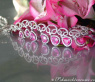 Pink Saphir Collier mit Brillanten