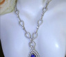 Beautiful Tanzanite Necklace with Diamonds