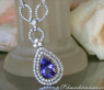 Beautiful Tanzanite Necklace with Diamonds