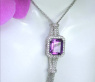 Superb Amethyst Necklace with Diamonds