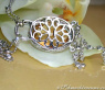 Splendid Citrine Necklace with Diamonds