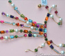 Tremendous Multicolor Gemstone Necklace with Diamonds & Pearls