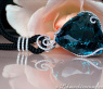 Exquisite Bluetopaz Necklace with Diamonds
