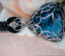 Exquisite Bluetopaz Necklace with Diamonds
