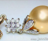 Golden Southsea Pearl Diamond Pendant