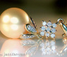 Golden Southsea Pearl Diamond Pendant