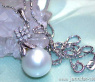 Southsea Pearl Diamond Pendant incl. Chain