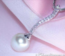 Enchanting Southsea Pearl Pendant with Diamonds