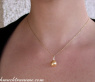 Pretty Golden Southsea Pearl Pendant with Diamond