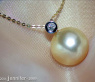 Timeless Golden Southsea Pearl Pendant incl. Chain