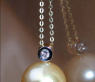 Timeless Golden Southsea Pearl Pendant incl. Chain