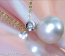 Precious Southsea Pearl Diamond Pendant incl. Chain