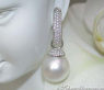 Convertible Southsea Pearl Diamond Earrings & Pendant