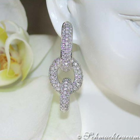 Convertible Southsea Pearl Diamond Earrings & Pendant