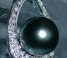 Picture Perfect Tahitian Pearl Pendant with Diamonds (Mikimoto Design)