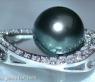 Picture Perfect Tahitian Pearl Pendant with Diamonds (Mikimoto Design)