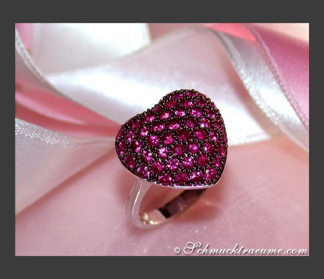 Enchanting Ruby Heart Ring Enchanting Ruby Heart Ring