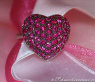 Enchanting Ruby Heart Ring