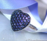 Pretty Sapphire Heart Ring