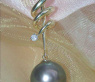 Playful Tahitian Pearl Pendant