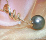 Playful Tahitian Pearl Pendant