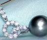 Charming Tahitian Pearl Diamond Pendant