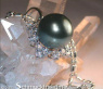Elegant Star Design Tahitian Pearl Pendant